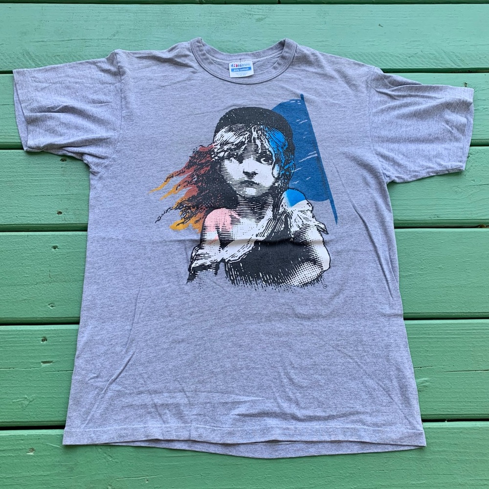 Vintage Les Misērables Broadway Shirt Size Large